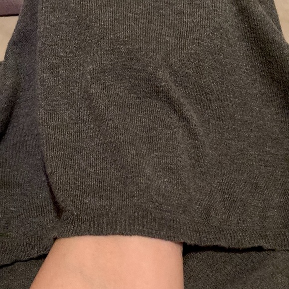 •Mimi Maternity baby doll tank with adjustable straps in Heather Gray - Picture 8 of 12